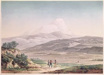 Ansicht von Cajambe, aus 
